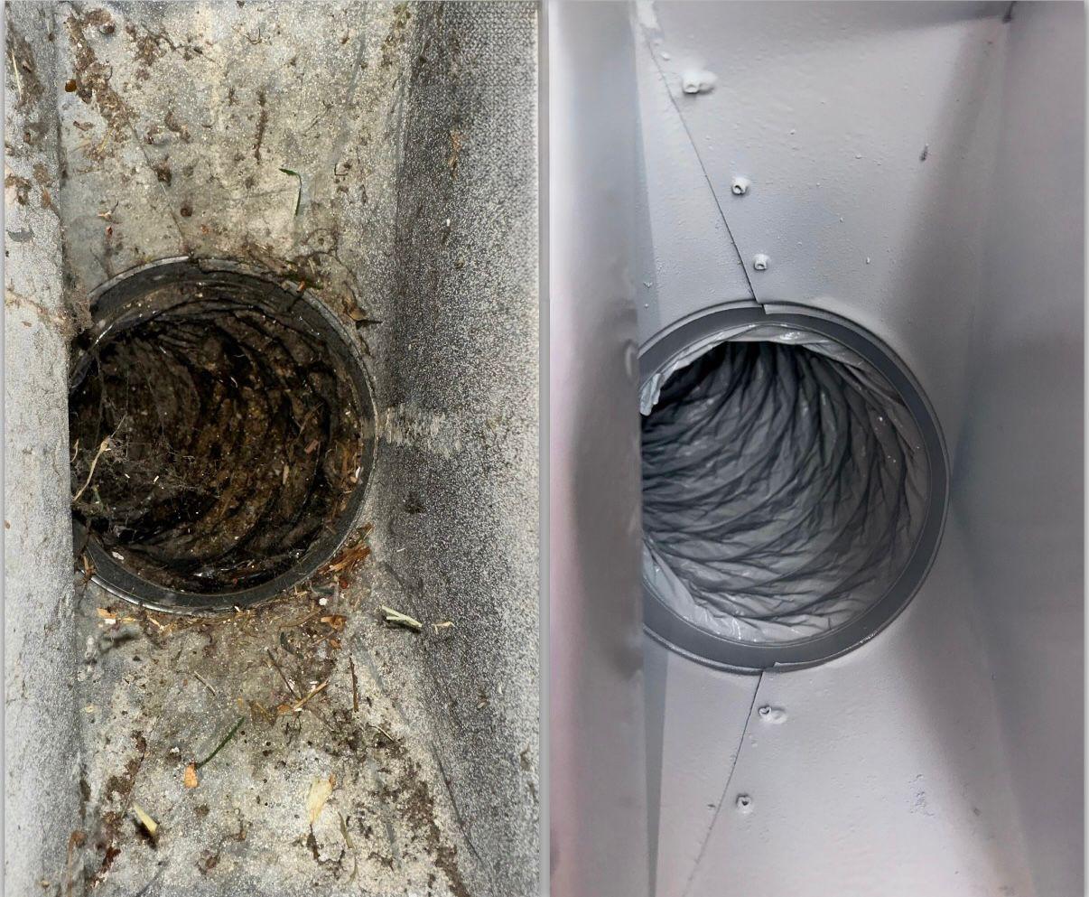 Air duct before after Hollywood