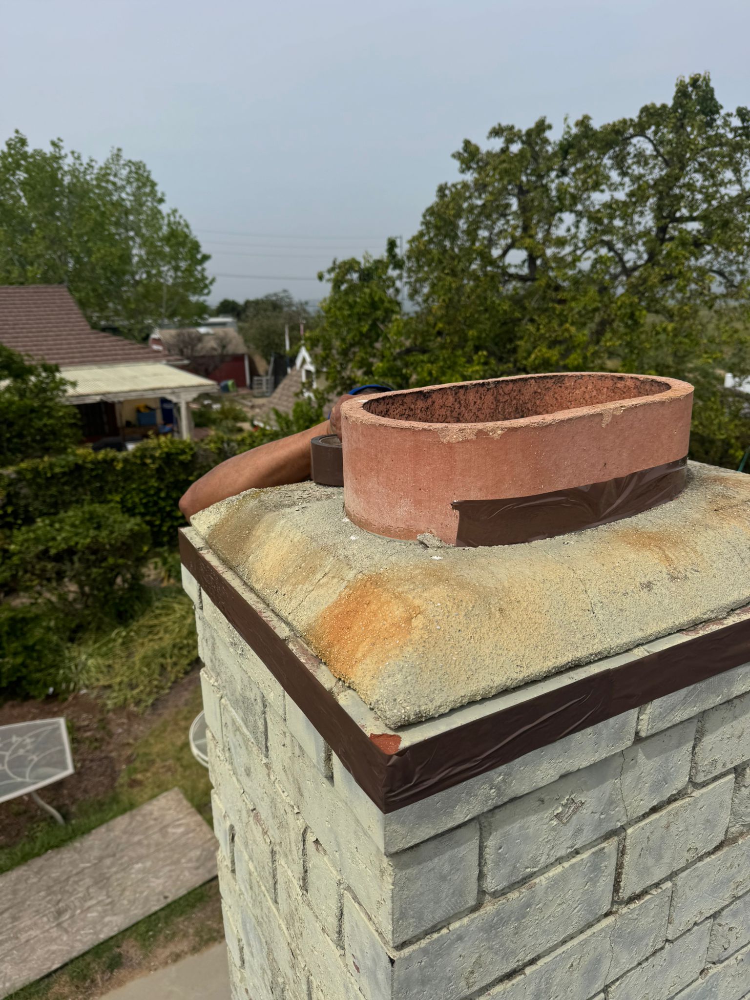 Chimney crown repair Hollywood
